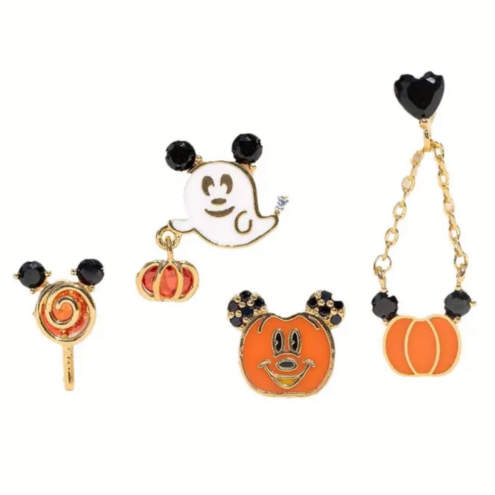 Mickey Mouse Disney Earrings Ear Mini Stud Set | Mix and Match 4 Piece